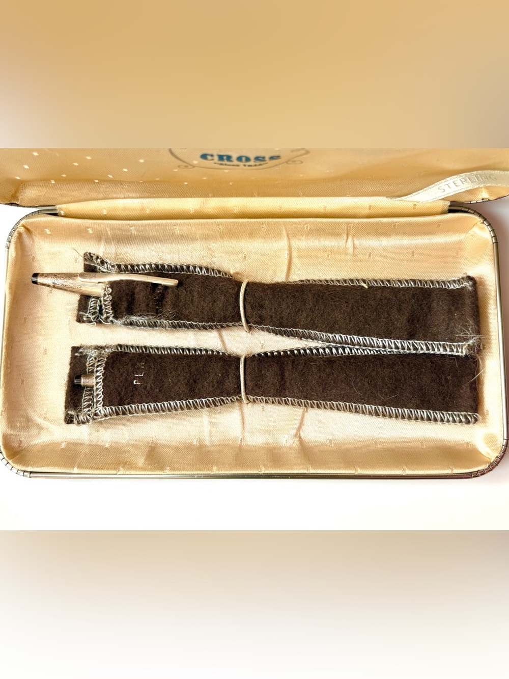 Vintage Cross sterling silver pen and pencil set